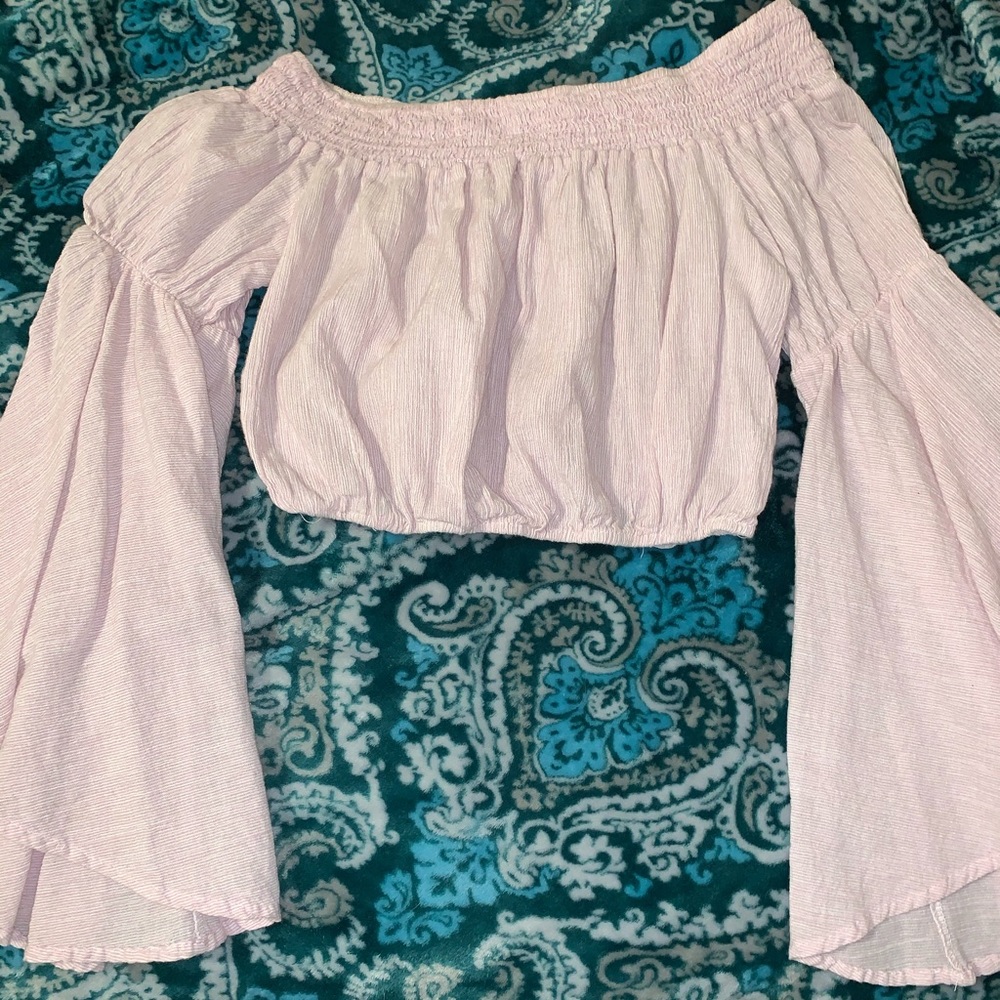 Off the shoulder Crop top